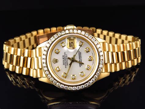 female rolex used|pre owned ladies rolex watch.